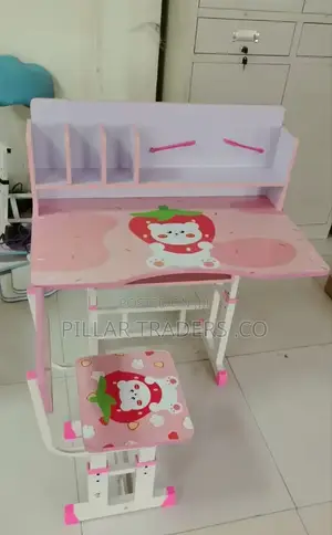 Kids Adjustable Study Desk Chair Set