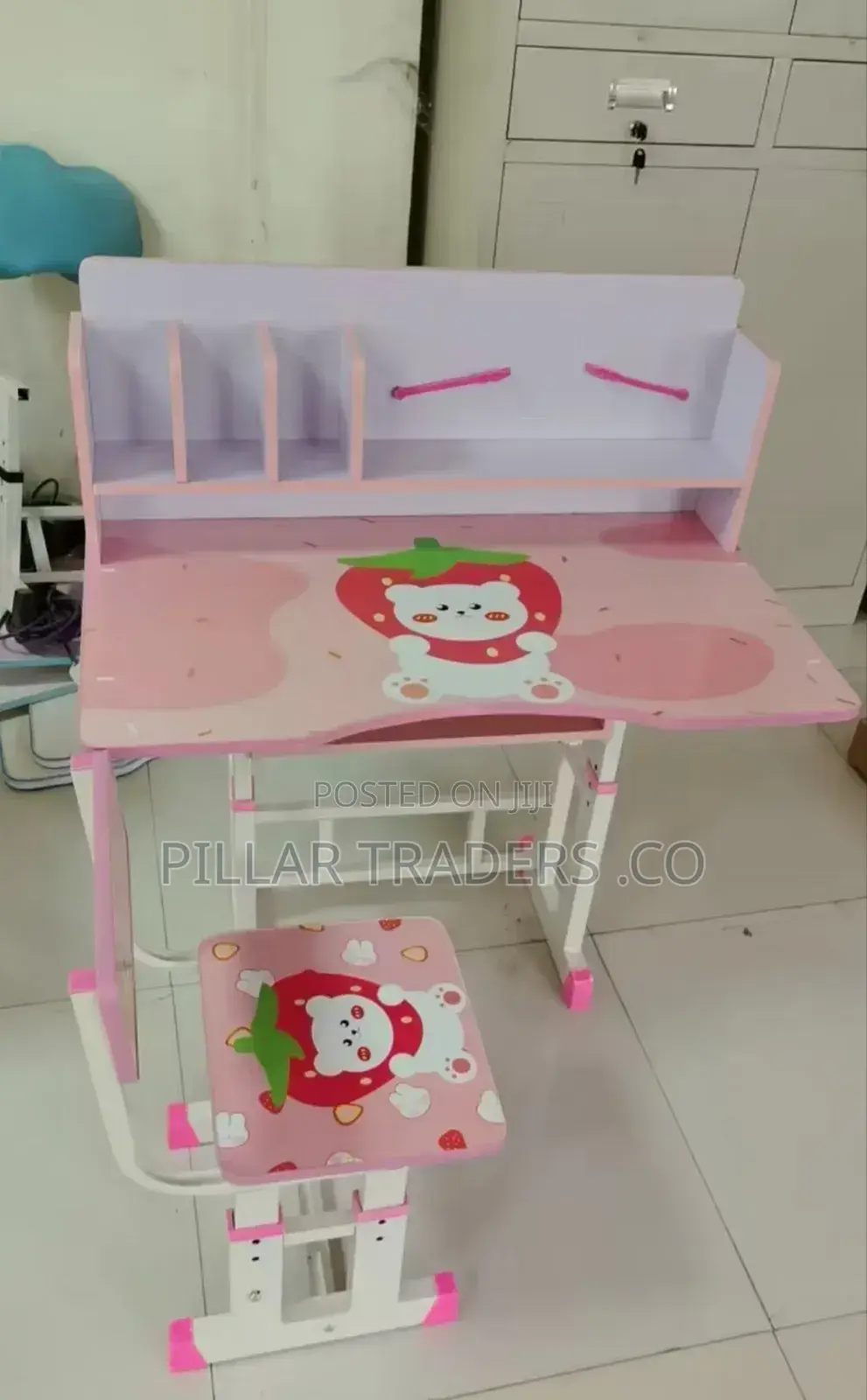Kids Adjustable Study Desk Chair Set