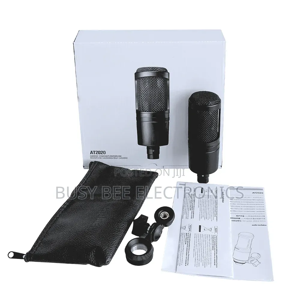 At2020 Professional Microphone With Studio Sound Quality