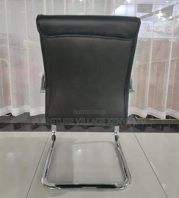 Leather High Back Guest Office Seat. - thumbnail 2