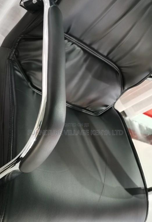 Leather High Back Guest Office Seat. - thumbnail 4
