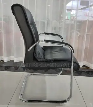 Leather High Back Guest Office Seat.