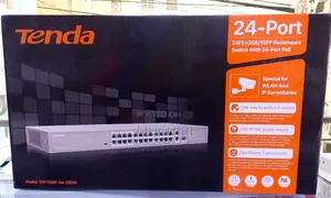 24 Port Tenda Poe Switch for Ip Cameras and Access Points