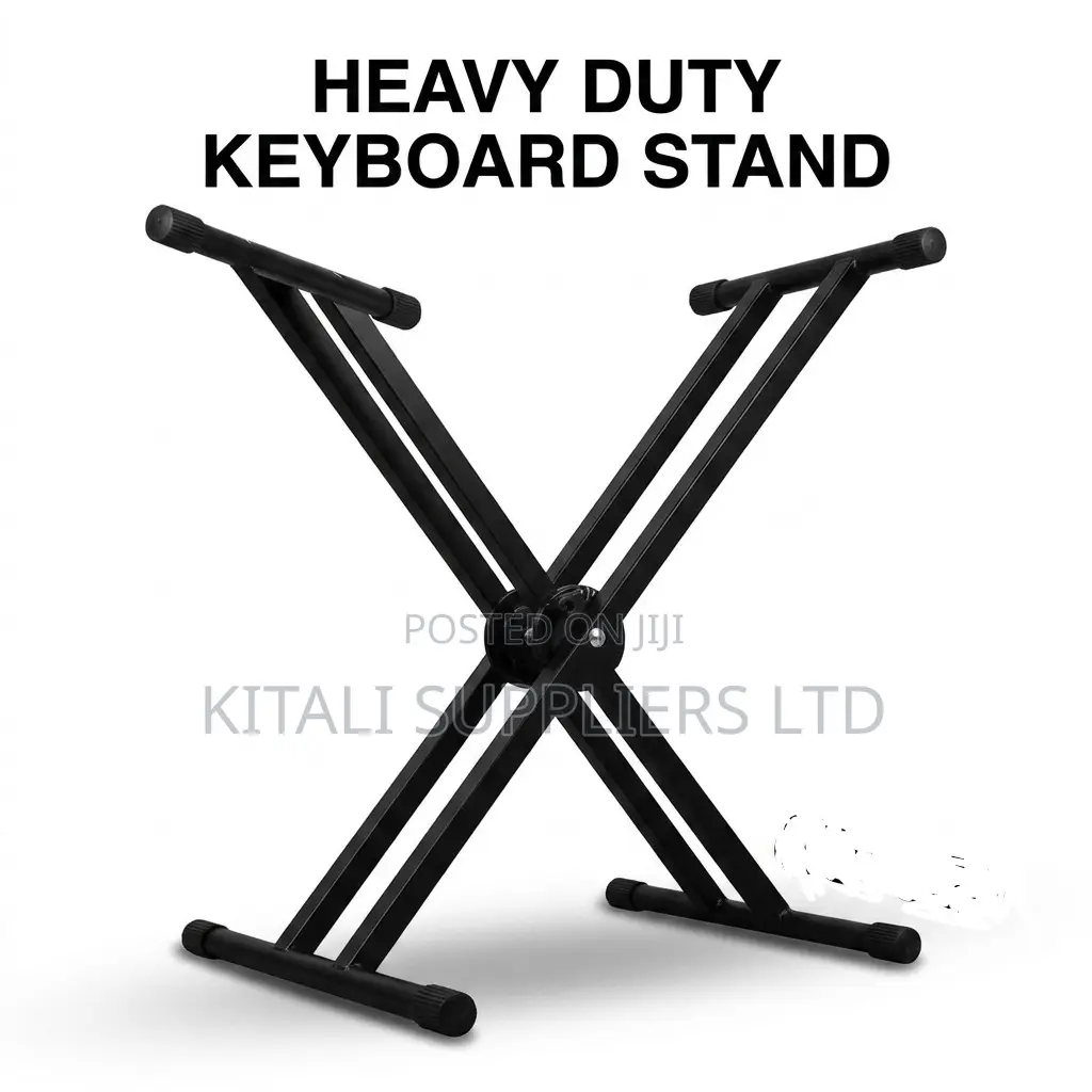 Heavy Duty Double-x Keyboard Stand