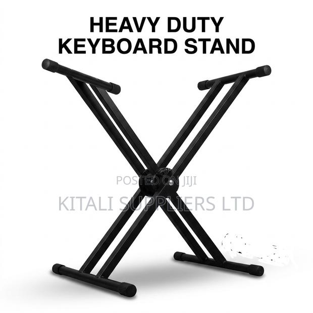 Heavy Duty Double-x Keyboard Stand