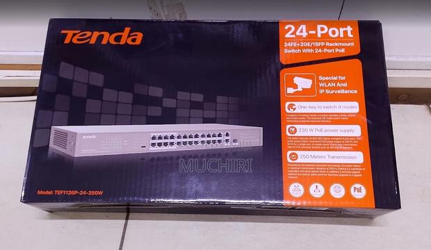 Tenda 24fe+2ge+1sfp Rackmount Switch
