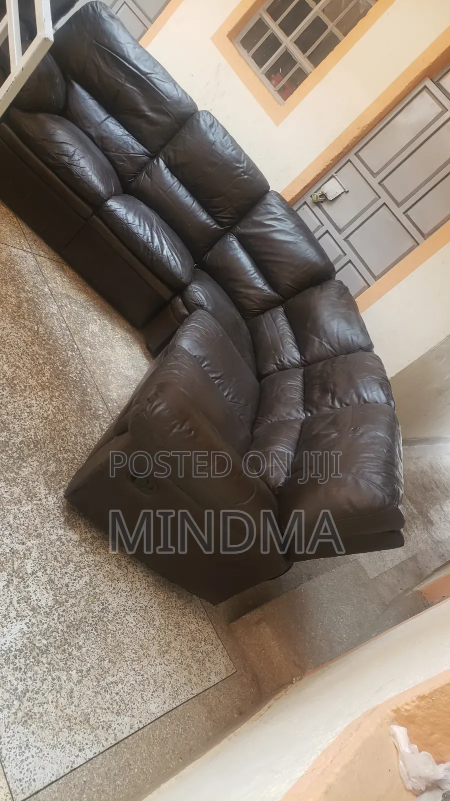 Corner Leather Recliner Seat - Ex-Uk