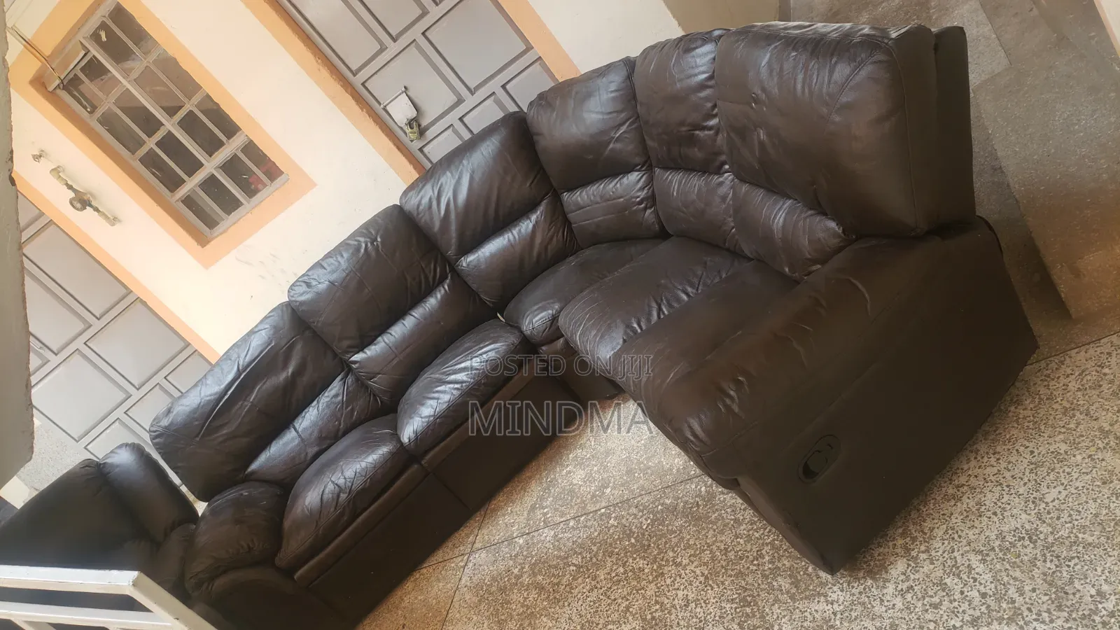 Corner Leather Recliner Seat - Ex-Uk
