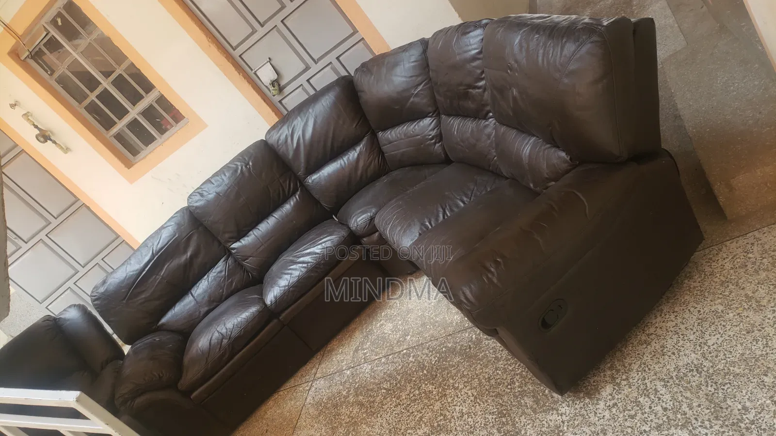 Corner Leather Recliner Seat - Ex-Uk