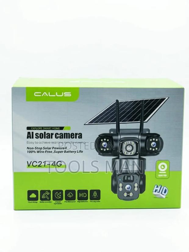 Calus 4g Solar Powered Ai Smart Security Camera Vc21-4g.