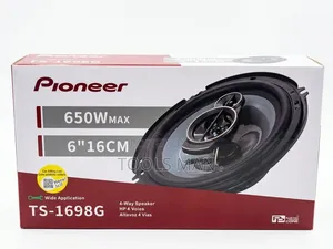 Pioneer Ts-1698g Car Speakers - 650w, 6 Inch 4-Way Coaxial Pair.
