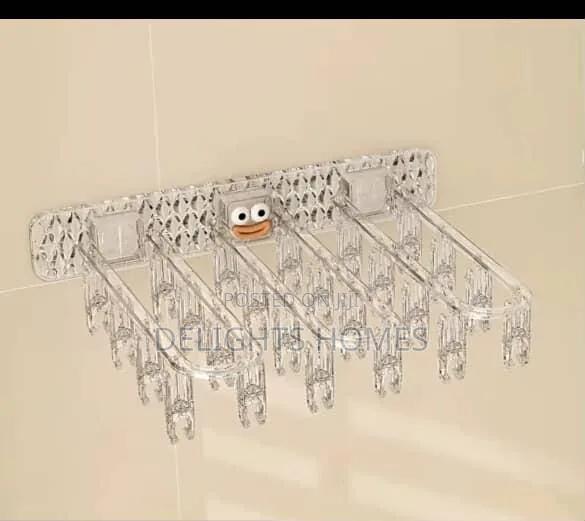 Multifunction Wall Folding Cloth Hanger_car