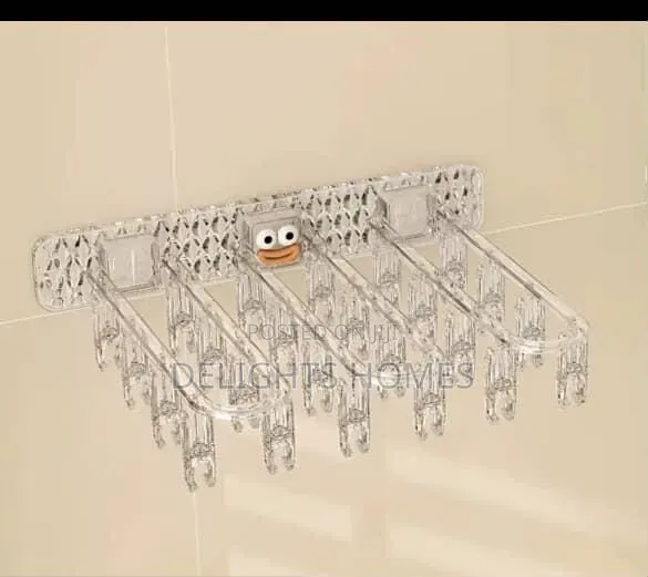 Multifunction Wall Folding Cloth Hanger_car