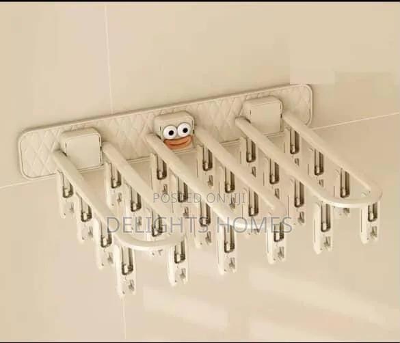 Multifunction Wall Folding Cloth Hanger_car - thumbnail 3