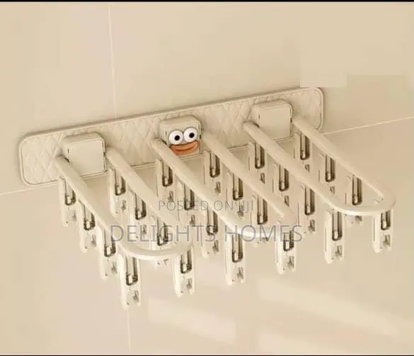 Multifunction Wall Folding Cloth Hanger_car