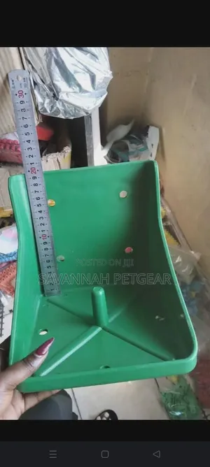 Hardened Plastic Holders Designed for Livestock Mineral or Salt Licks.