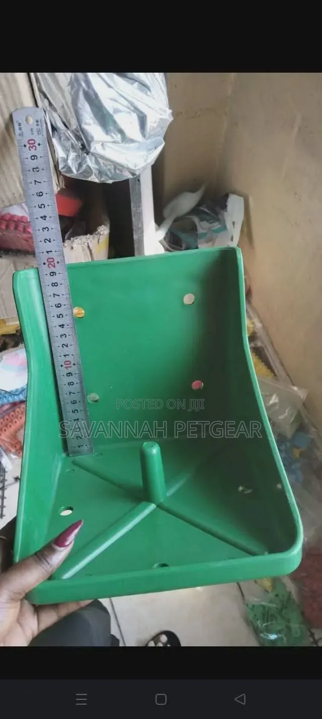 Hardened Plastic Holders Designed for Livestock Mineral or Salt Licks.