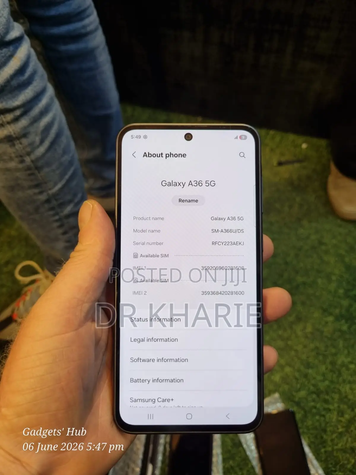 Samsung Galaxy A36 128 GB Black