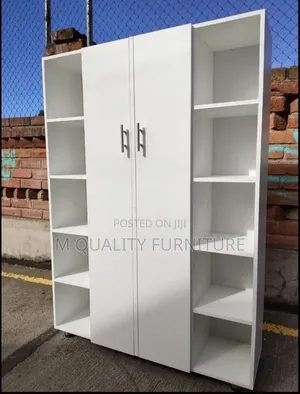 Modern Wooden Wardrobe With Storages