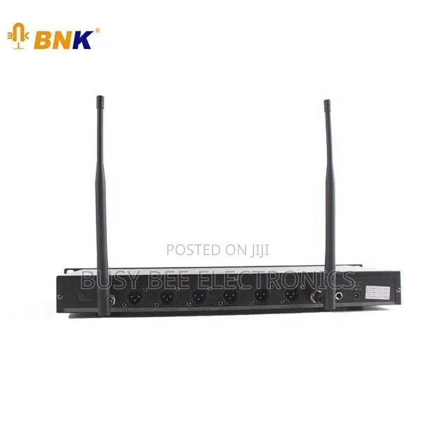 BNK Professional 6 Channel Microphone Uhf Wireless Karaoke Mic - thumbnail 2