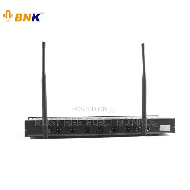 BNK Professional 6 Channel Microphone Uhf Wireless Karaoke Mic