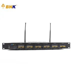 BNK Professional 6 Channel Microphone Uhf Wireless Karaoke Mic