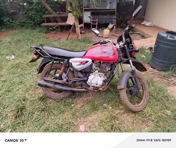 Bajaj Boxer BM100ES 2021 Red - thumbnail 4