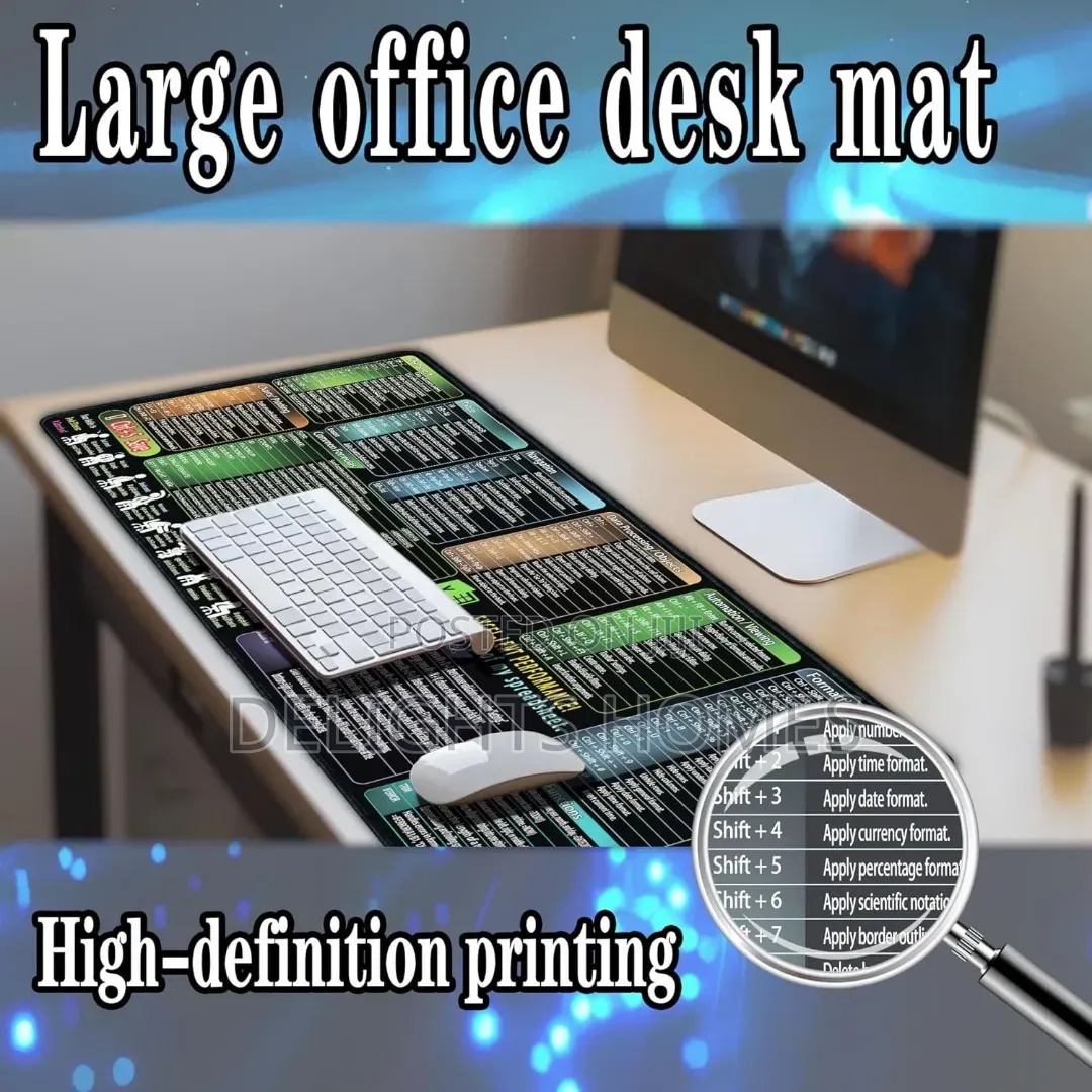 Excel Cheat Sheet Mouse Pad_za