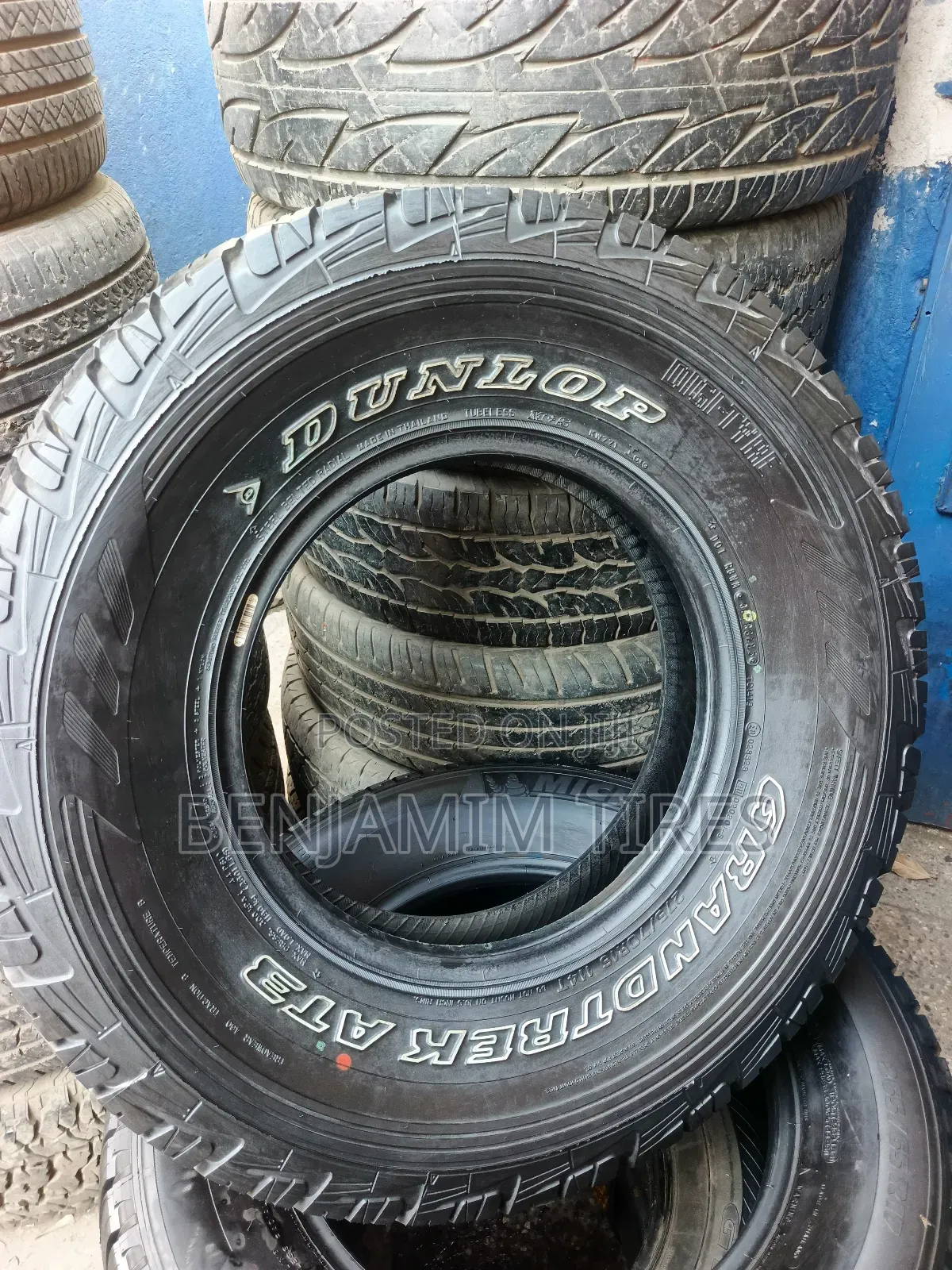 Dunlop Tires Sizes 275/70r16 Grandtrek At3 Made in Thailand.