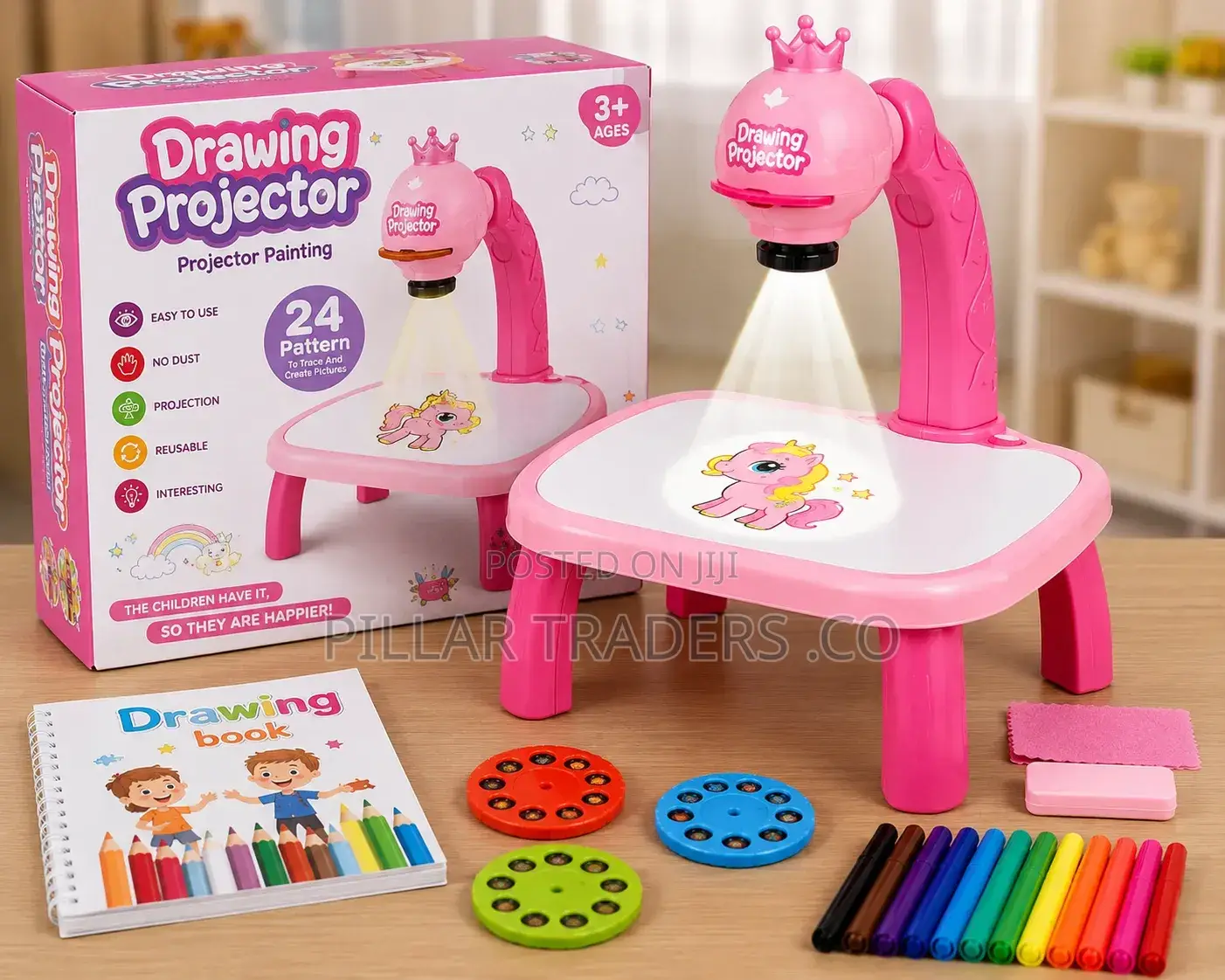 Kids Drawing Projector Table