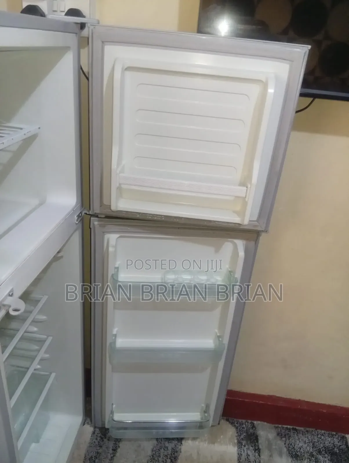 Ramtons Double-door Refrigerator, Silver Rf/173
