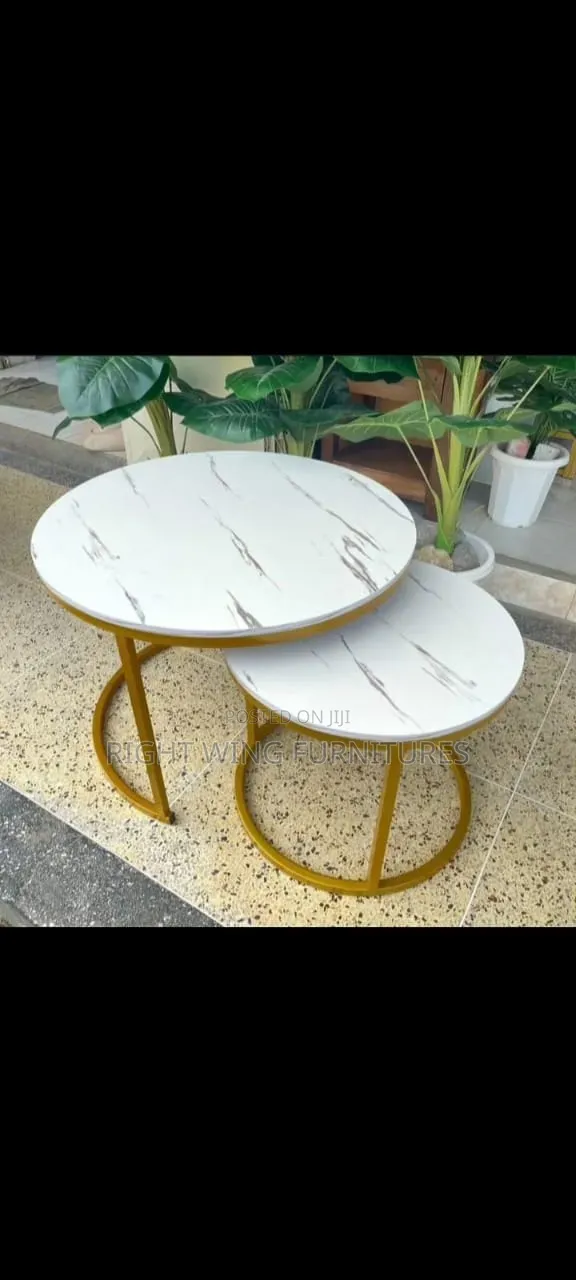 2-N 1 Center Tables Glass Wooden
