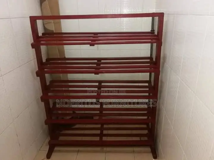 Brown Shoe Rack