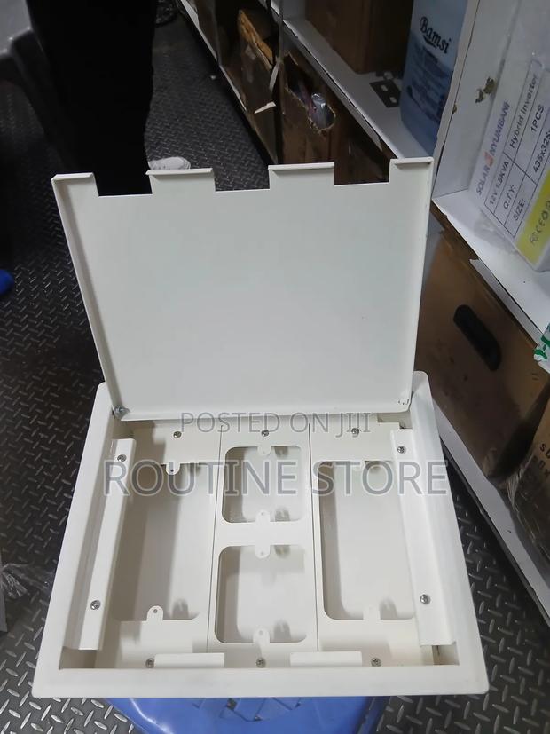 Metallic Floor Box With Two Data and Two Power