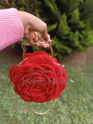 Rose Crotchet Handbag