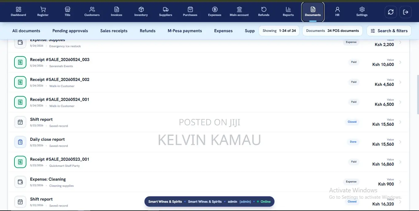 Point of Sale System