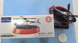 Modern Solar-Powered Helicopter Design Car Fragrance
