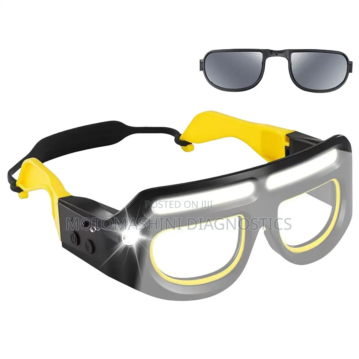 Safety Working Eye Glasses With Rechargeable Led Headlight