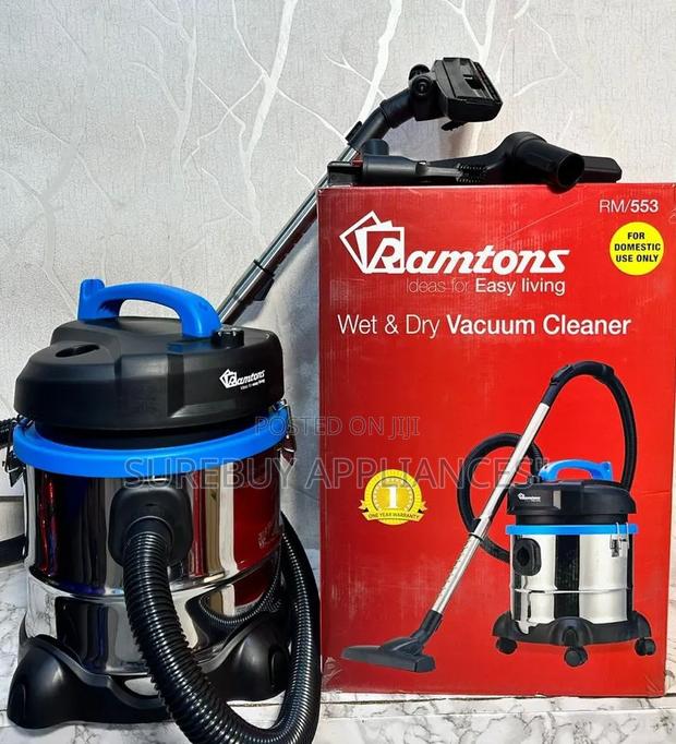 Ramtons Rm/553 Stainless Steel Wet Dry Vacuum Cleaner