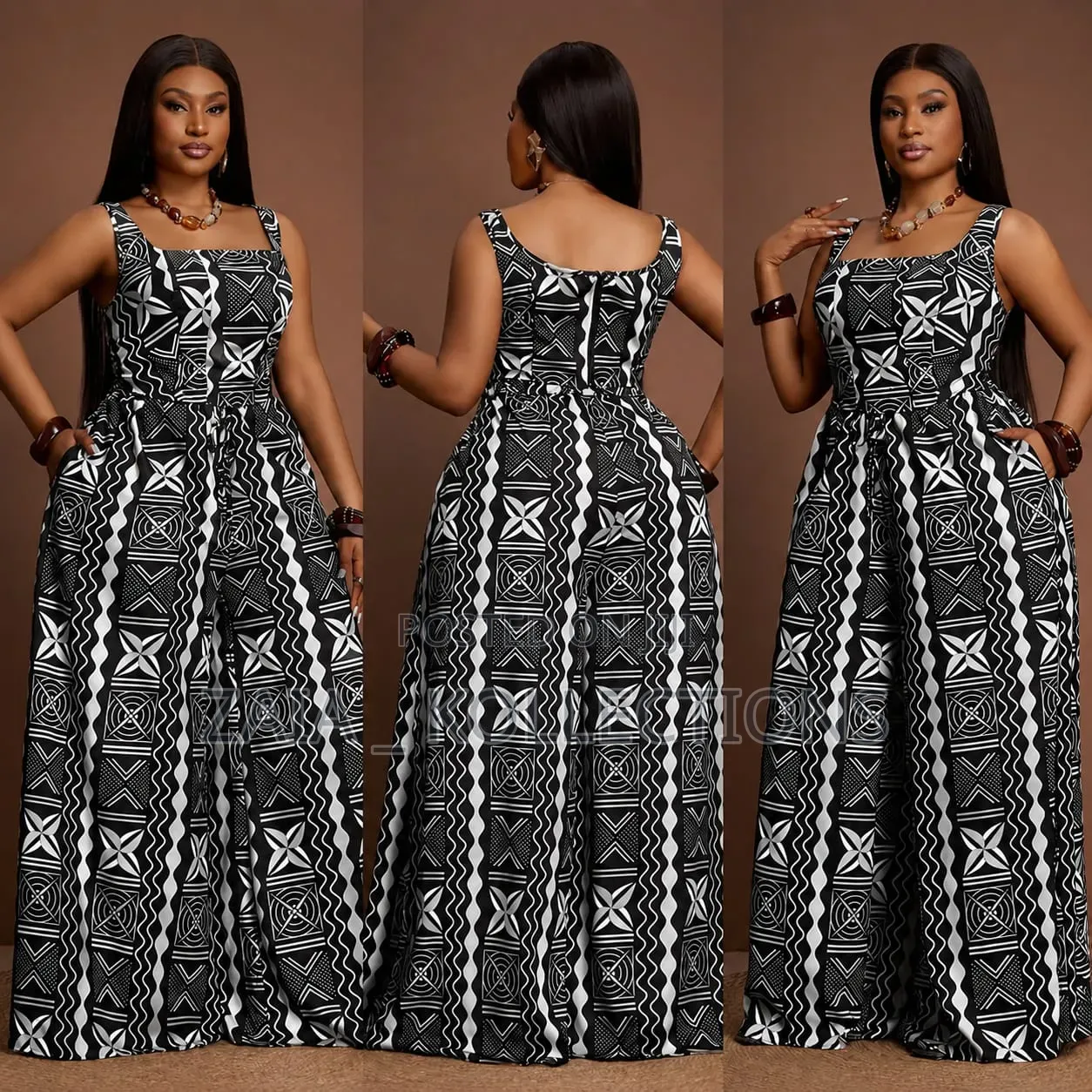 Ankara Wide-Leg Jumpsuit