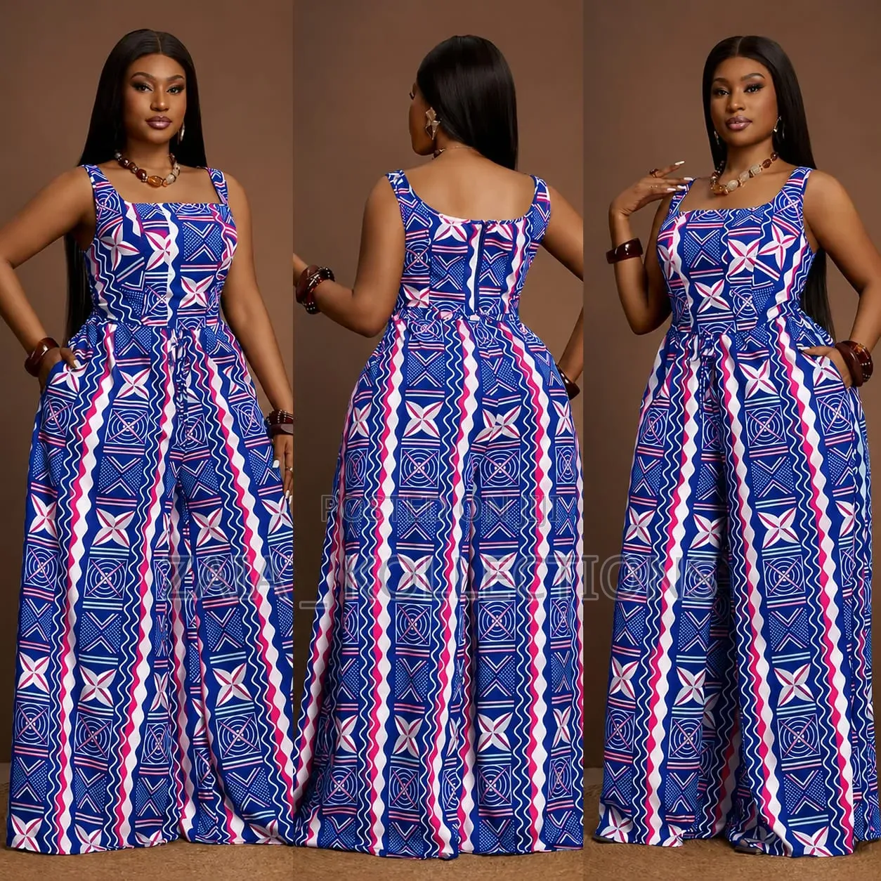 Ankara Wide-Leg Jumpsuit
