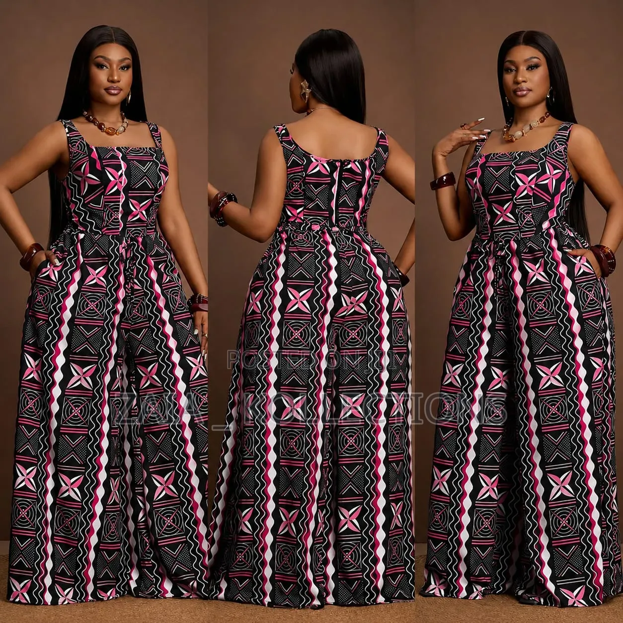 Ankara Wide-Leg Jumpsuit