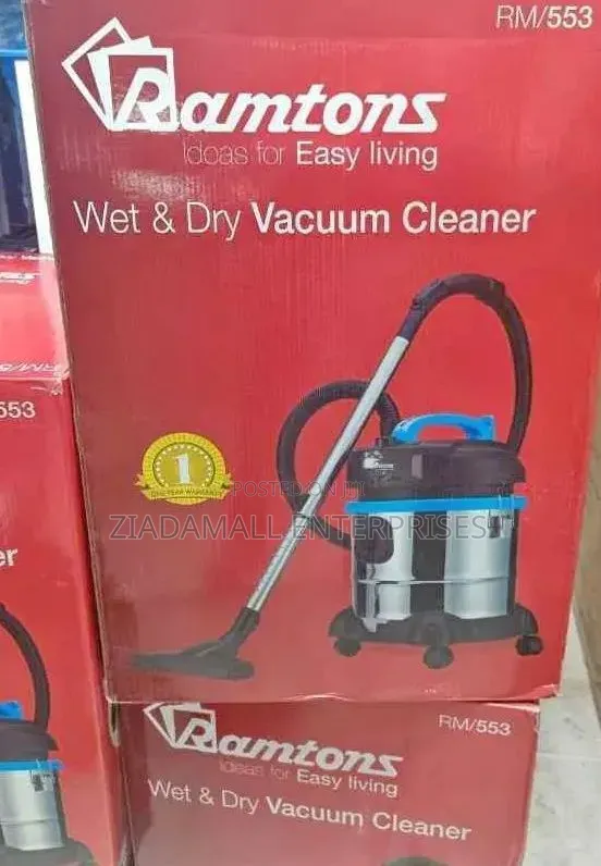 Ramtons Wet and Dry Vacuum Cleaner 21 Litres Capacity Rm -553