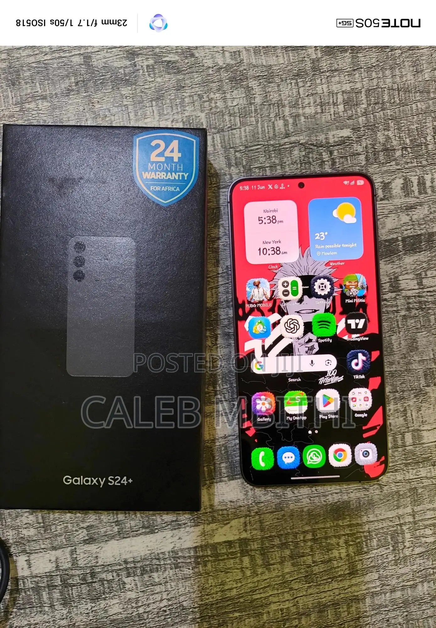 Samsung Galaxy S24 Plus 512 GB Gray