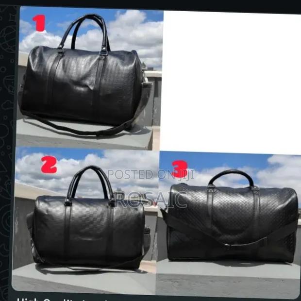 High Quality Leather Duffel Bag - thumbnail 2