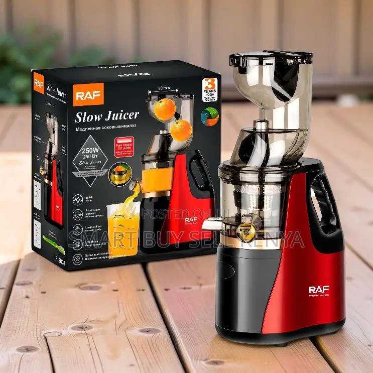 Maximum Juice Yield Raf 400ml Slow Juicer Juice Extractor