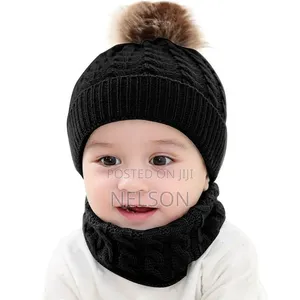 Winter Beanie Hat and Scarf Set