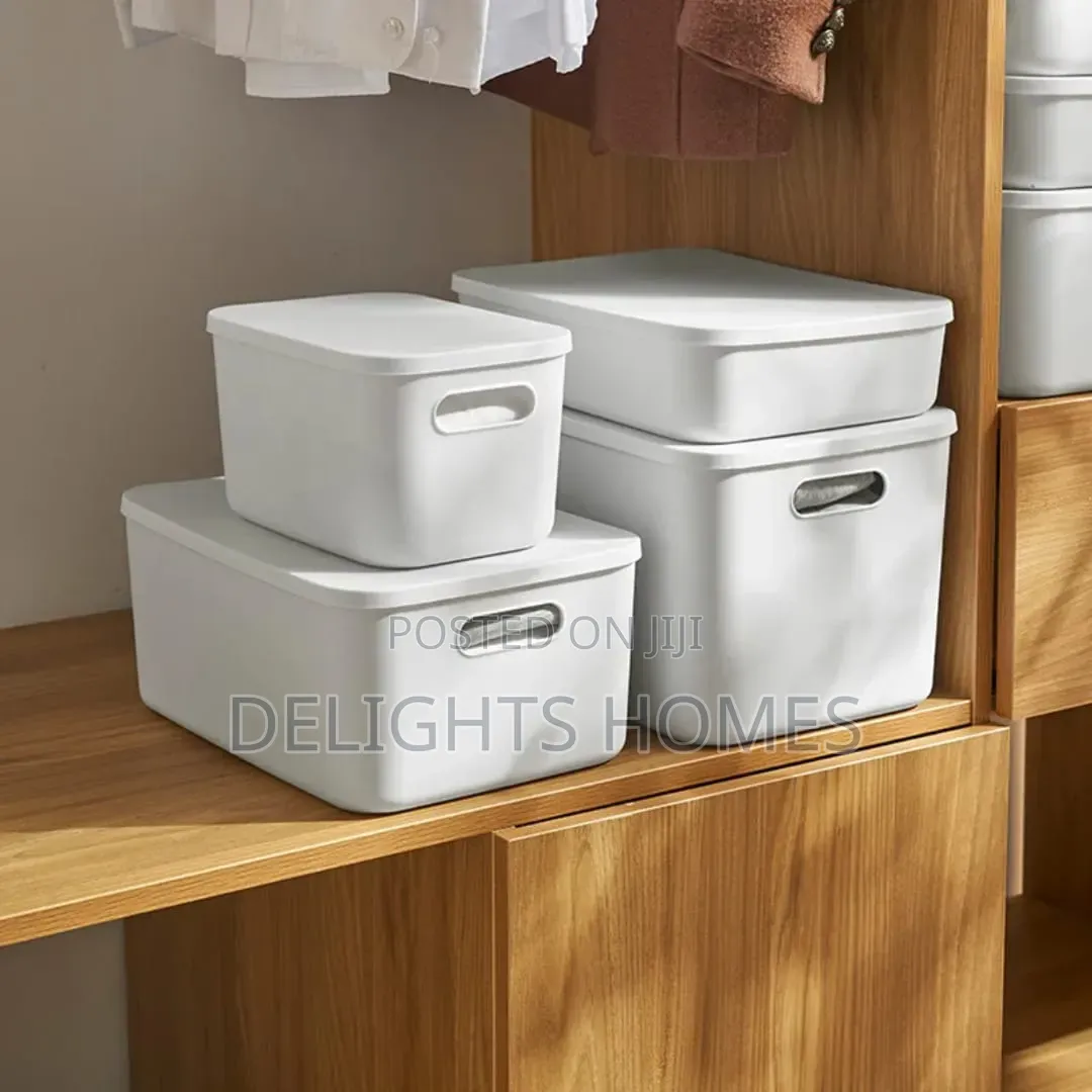 Modern Storage Basket With Lid_arv