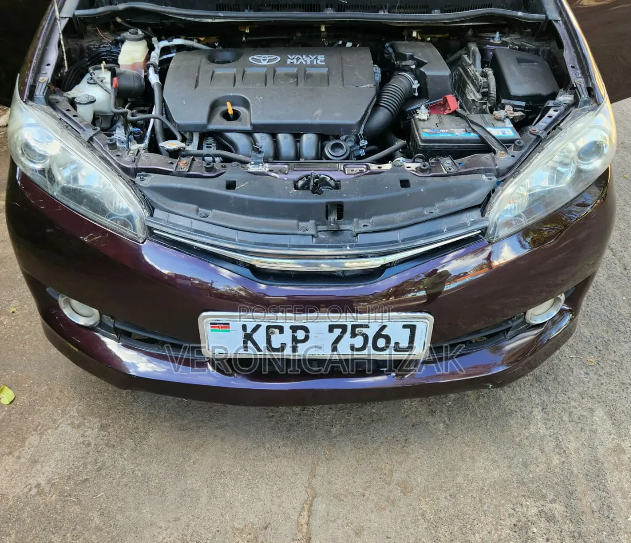 Toyota Wish 2010 Burgundy