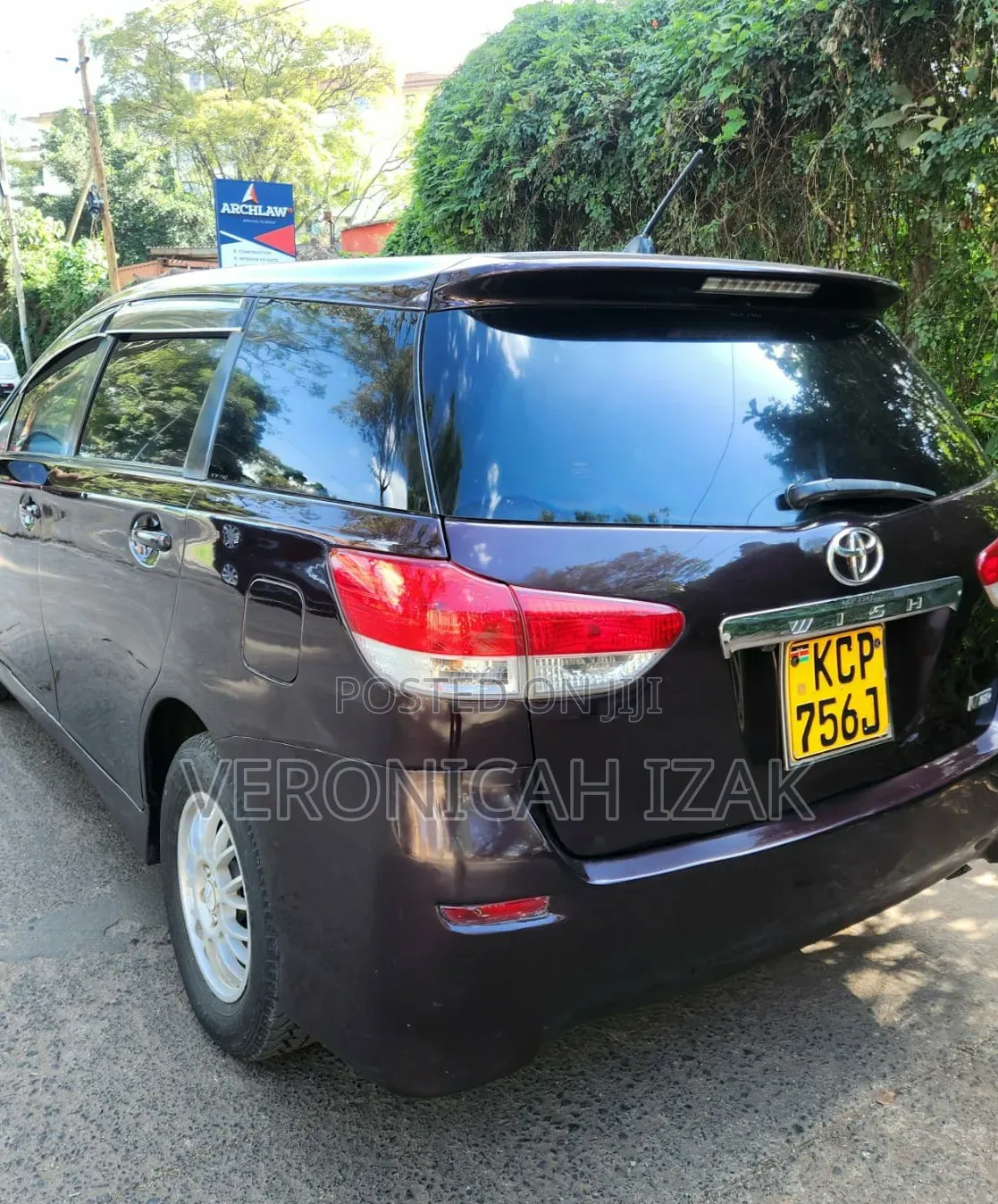 Toyota Wish 2010 Burgundy